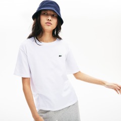 Женская футболка Lacoste из хлопка премиум качества