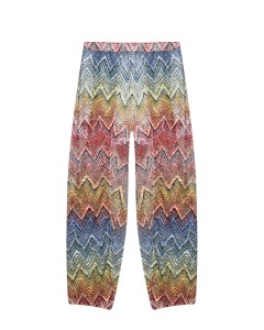 Широкие брюки со сплошным разноцветным принтом Missoni