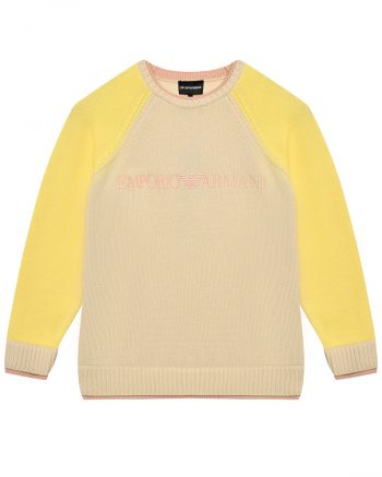 Джемпер в стиле color block Emporio Armani