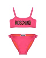 Купальник с леопардовым лого Moschino