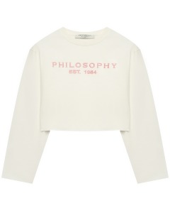 Свитшот укороченный Philosophy di Lorenzo Serafini Kids