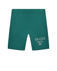 Велосипедки с лого, зеленые Guess