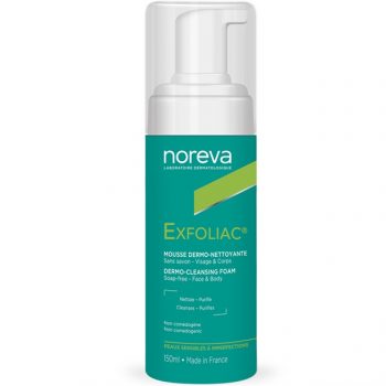 Noreva Очищающая пенка для лица, 150 мл (Noreva, Exfoliac)