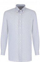 Хлопковая сорочка с воротником button down Brioni