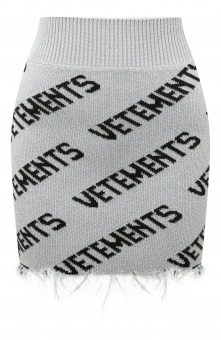 Юбка из вискозы и шерсти VETEMENTS