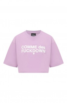 Хлопковая футболка Comme des Fuckdown