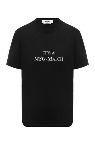 Хлопковая футболка MSGM