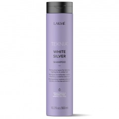 LAKME Шампунь для нейтрализации желтого оттенка волос тонирующий WHITE SILVER