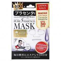 JAPAN GALS Маска с плацентой Pure5 Essence