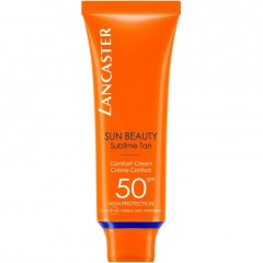 LANCASTER Комфортный крем сияющий загар для лица Sun Beauty SPF50